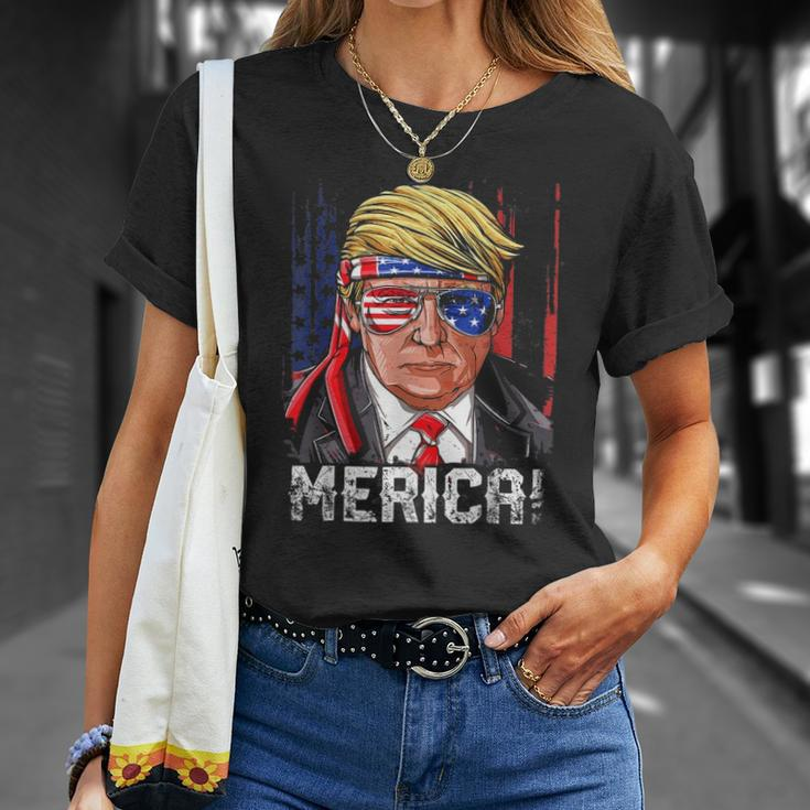 2024 Trump 4Th Of July S Merica Unisex T-Shirt Gifts for Her
