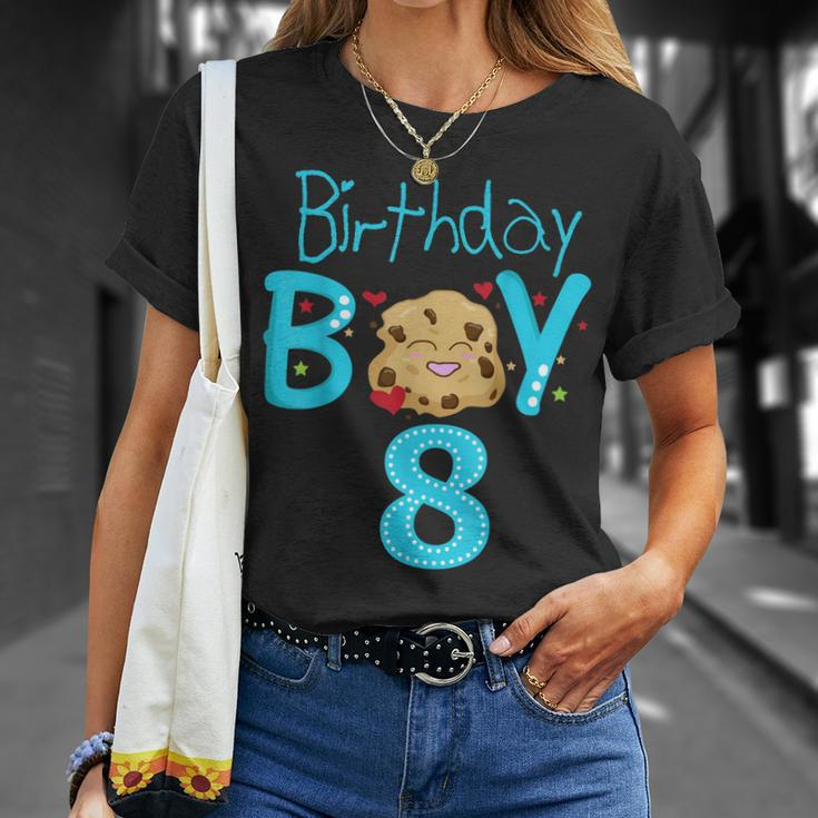 8Th Birthday Party Gift 8 Year Old Son Boy Eight Birthday Unisex T-Shirt Gifts for Her