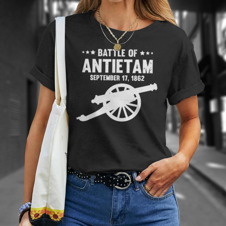 Antietam Civil War Battlefield Battle Of Sharpsburg Unisex T-Shirt Gifts for Her
