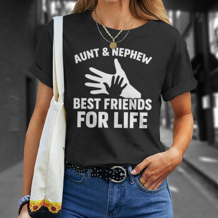 Aunt And Nephew Best Friends For Life Family Unisex T-Shirt Gifts for Her