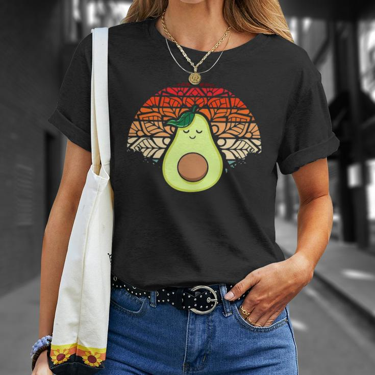 Avocado Yoga Pose Meditation Vegan Gift Meditation Unisex T-Shirt Gifts for Her