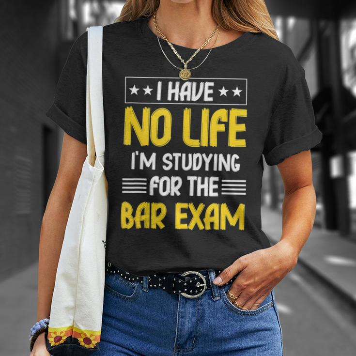 Bar Exam Law School Graduate Graduation V3 T-shirt Gifts for Her