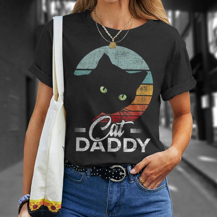 Best Cat Dad Daddy Ever Cat Lover Unisex T-Shirt Gifts for Her