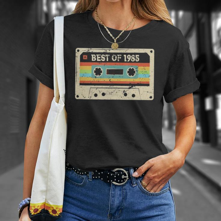 Best Of 1985 Cool 37 Years Old Bday Men Women 37Th Birthday Unisex T-Shirt Gifts for Her