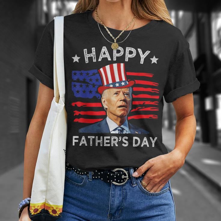 Biden 4Th Of July Joe Biden Happy Fathers Day Funny Unisex T-Shirt Gifts for Her