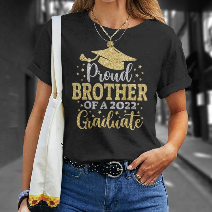 Brother Senior 2022 Proud Brother Of A Class Of 2022 Graduate Unisex T-Shirt Gifts for Her