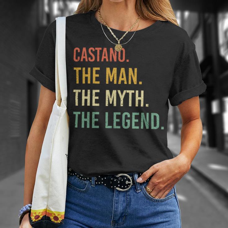 Castano Name Shirt Castano Family Name Unisex T-Shirt Gifts for Her