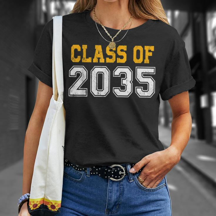 Class Of 2035 Grow With Me - Senior 2035 Graduation Unisex T-Shirt Gifts for Her