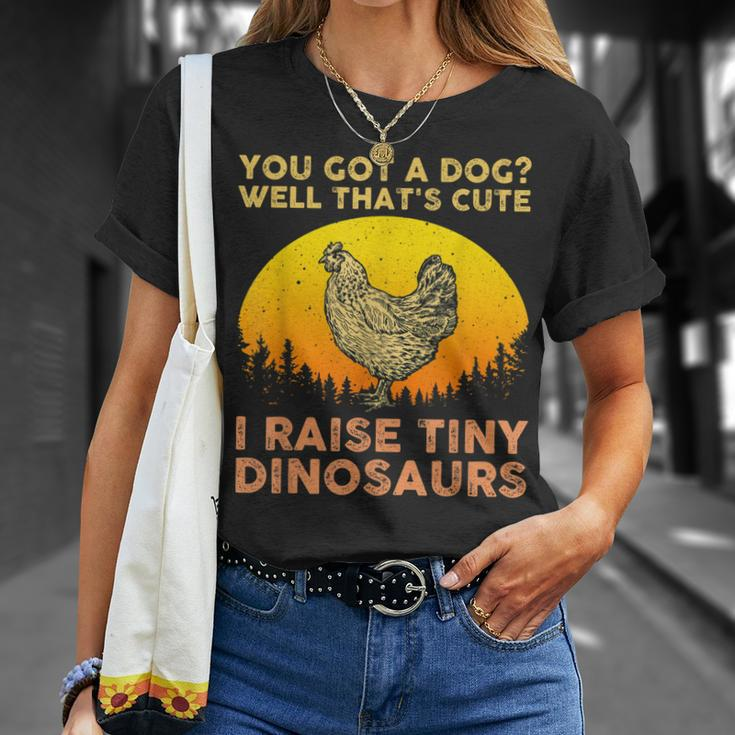 Cool Chicken Art For Men Women Kids Poultry Chicken Farmer Unisex T-Shirt Gifts for Her