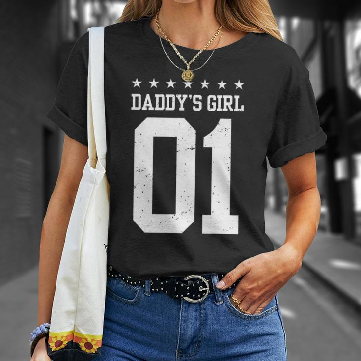 Daddys Girl 01 Family Matching Women Daughter Fathers Day Unisex T-Shirt Gifts for Her