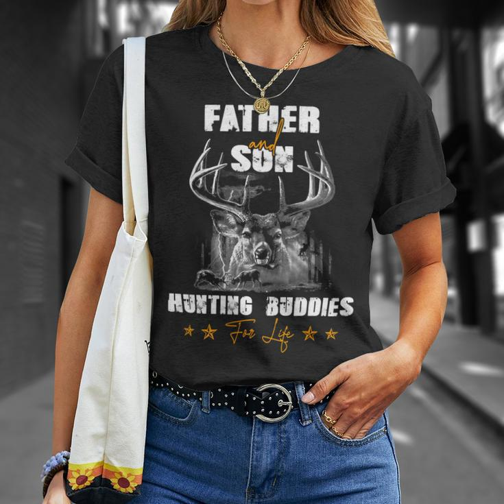 Father Grandpa And Son Hunting Buddies For Life S Day209 Family Dad Unisex T-Shirt Gifts for Her