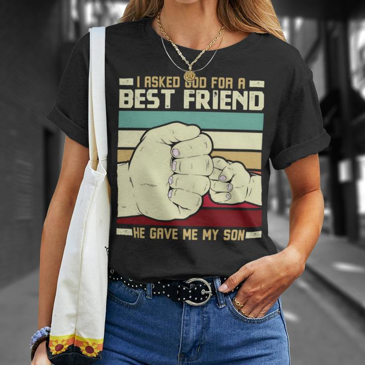 Father Grandpa Father And Son Best Friend For Life Fathers Day 56 Family Dad Unisex T-Shirt Gifts for Her