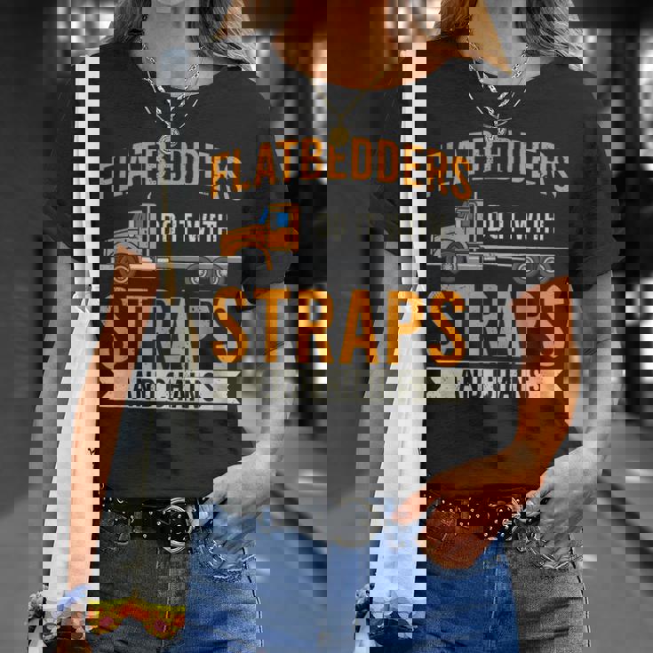 Flatbedders Do It With Straps And Chains V2 T-shirt Gifts for Her