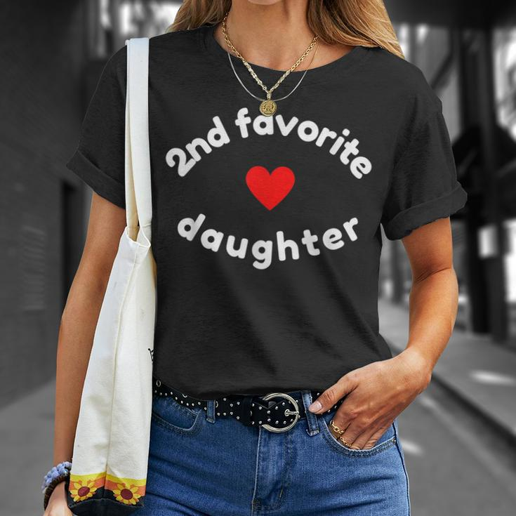 Funny 2Nd Second Child - Daughter For 2Nd Favorite Kid Unisex T-Shirt Gifts for Her
