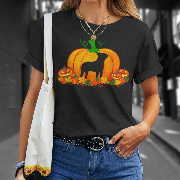 Funny Boston Terrier Halloween Costume Retro Dog Lover Unisex T-Shirt Gifts for Her