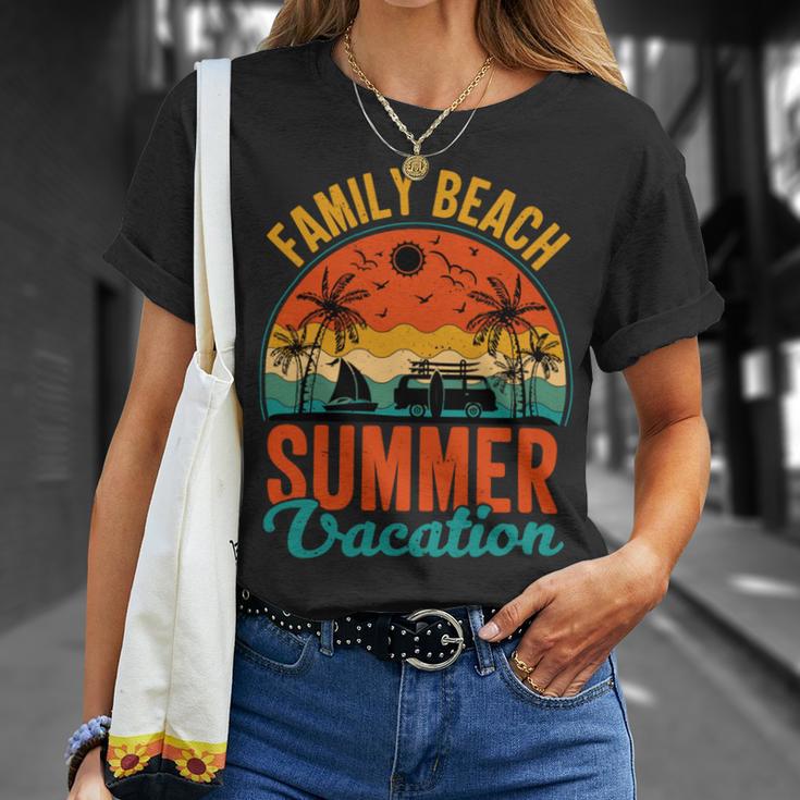 Funny Family Beach Summer Vacation Unisex T-Shirt Gifts for Her