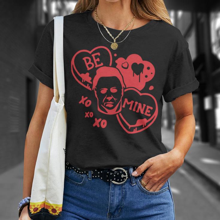 Funny Horror Valentines Day Unisex T-Shirt Gifts for Her