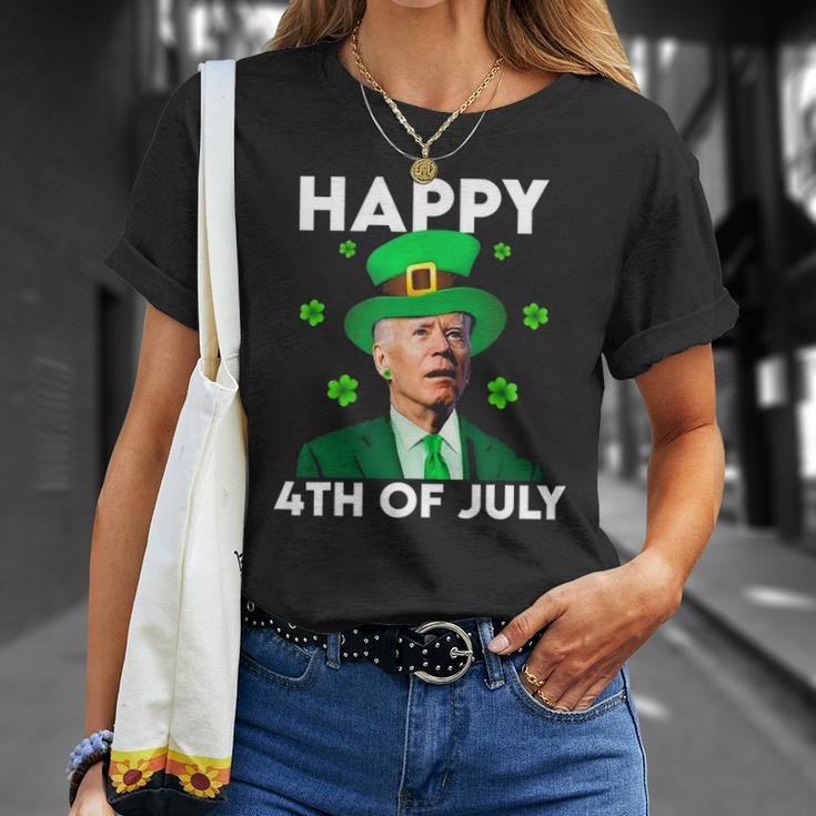 Funny Joe Biden Happy 4Th Of July St Patricks Day Unisex T-Shirt Gifts for Her
