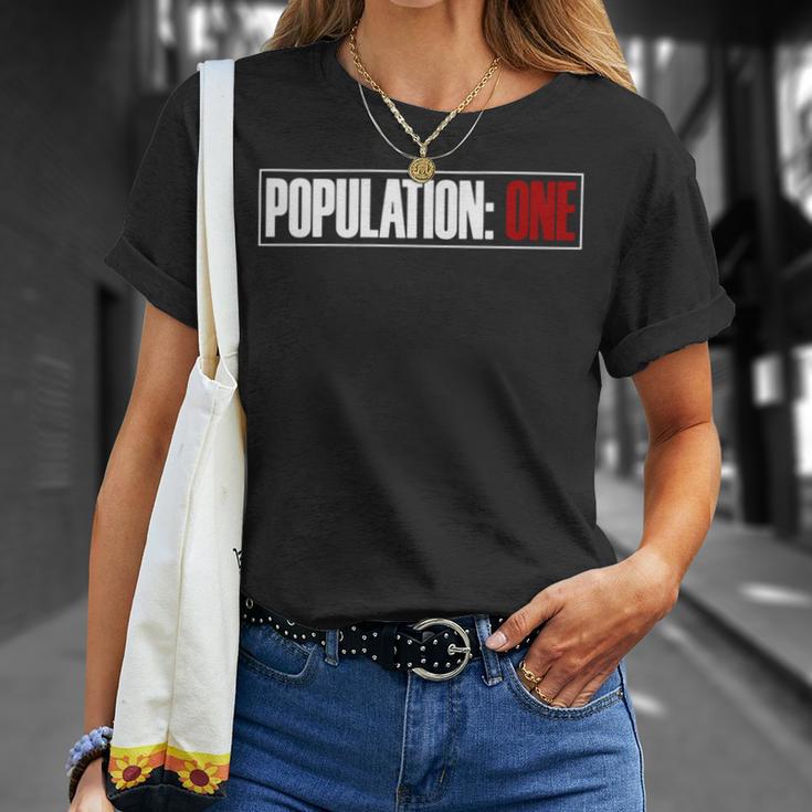 Funny Population One Vr Gamer Unisex T-Shirt Gifts for Her