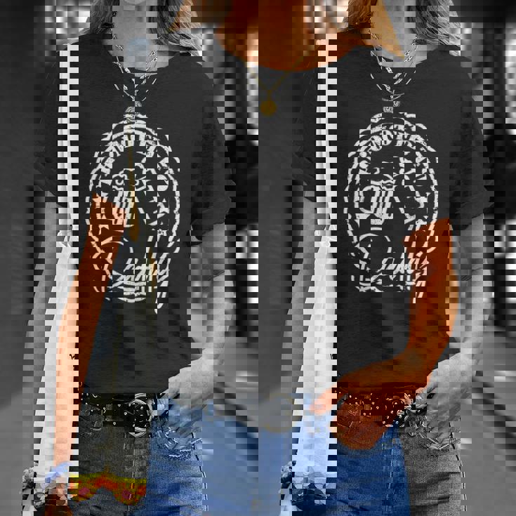 Funny Promoted To Daddy 2022 Gift For New Father Unisex T-Shirt Gifts for Her