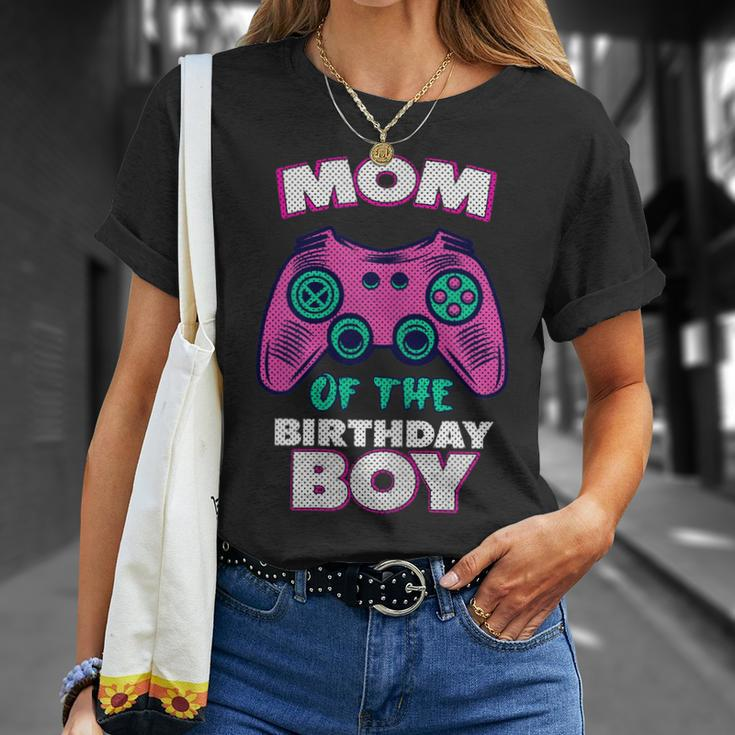 Gamer Mom Of The Birthday Boy Matching Gamer Unisex T-Shirt Gifts for Her