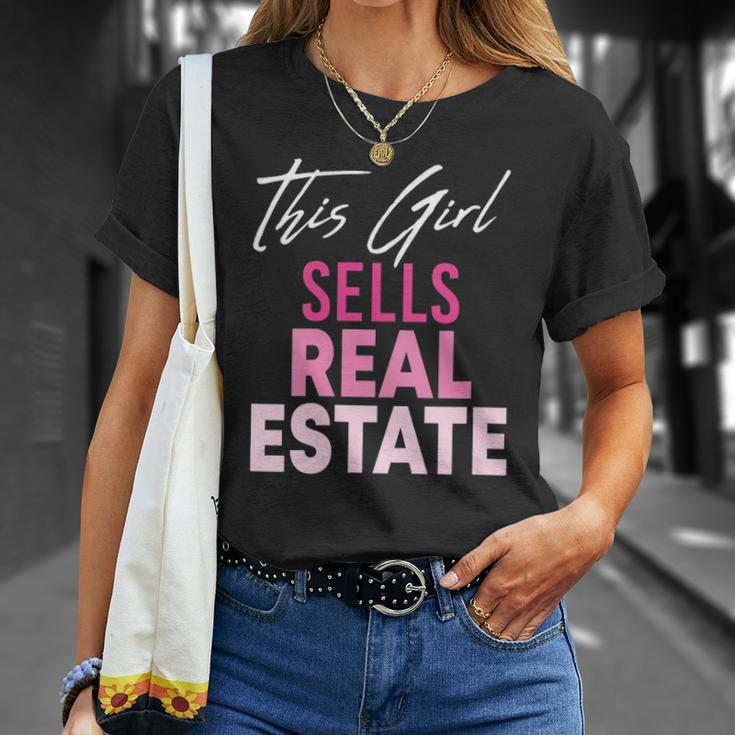 This Girl Sells Real Estate Realtor Real Estate Agent Broker T-shirt Gifts for Her