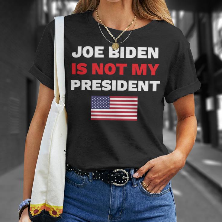 Joe Biden Is Not My President Not My President Unisex T-Shirt Gifts for Her