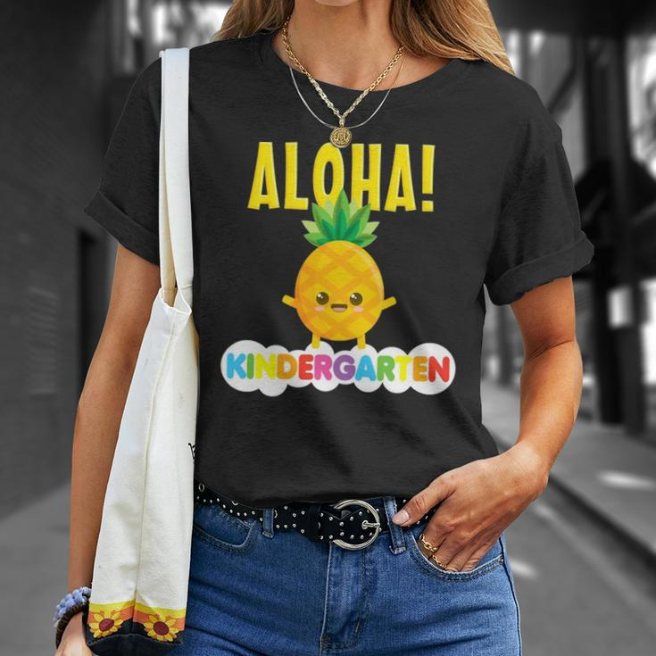 Kindergarten Cool Aloha Cute Pineapple Unisex T-Shirt Gifts for Her