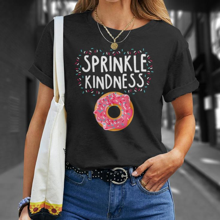 Kindness Anti Bullying Awareness - Donut Sprinkle Kindness Unisex T-Shirt Gifts for Her