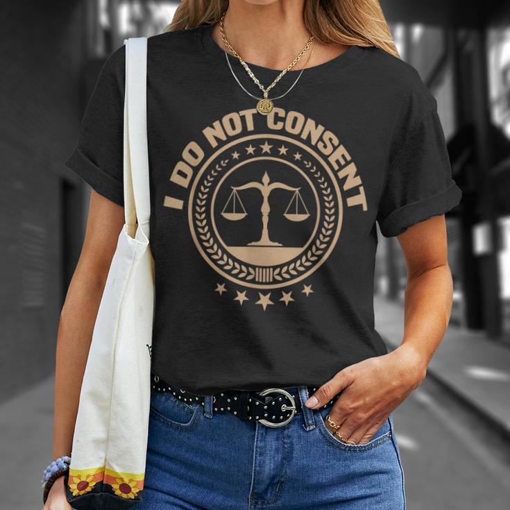 Lawyer I Do Not Consent Future Attorney Retired Lawyer T-shirt Gifts for Her