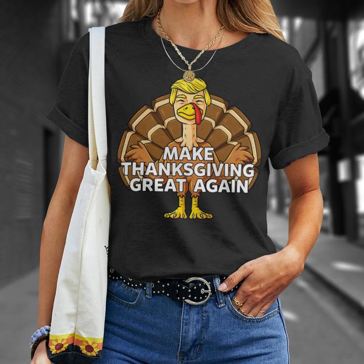 Make Thanksgiving Great Again Funny 3 Shirt Unisex T-Shirt Gifts for Her