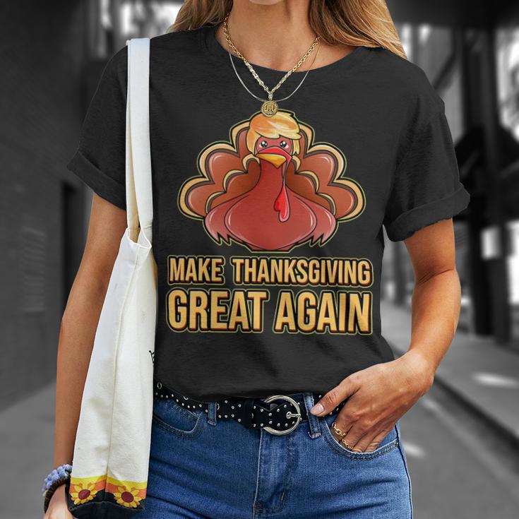 Make Thanksgiving Great Again Trump 907 Shirt Unisex T-Shirt Gifts for Her