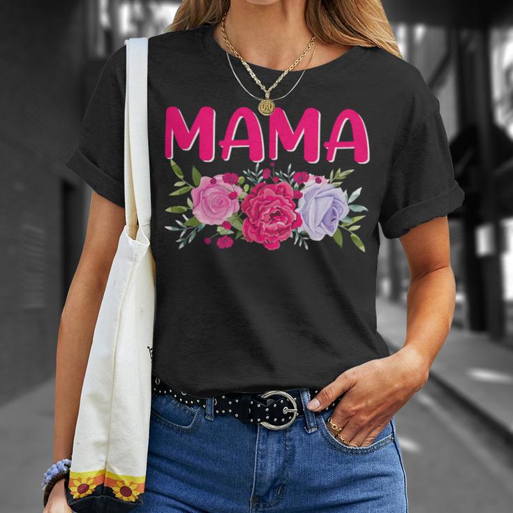 Mama Happy Mothers Day Flowers 509 Shirt Unisex T-Shirt Gifts for Her