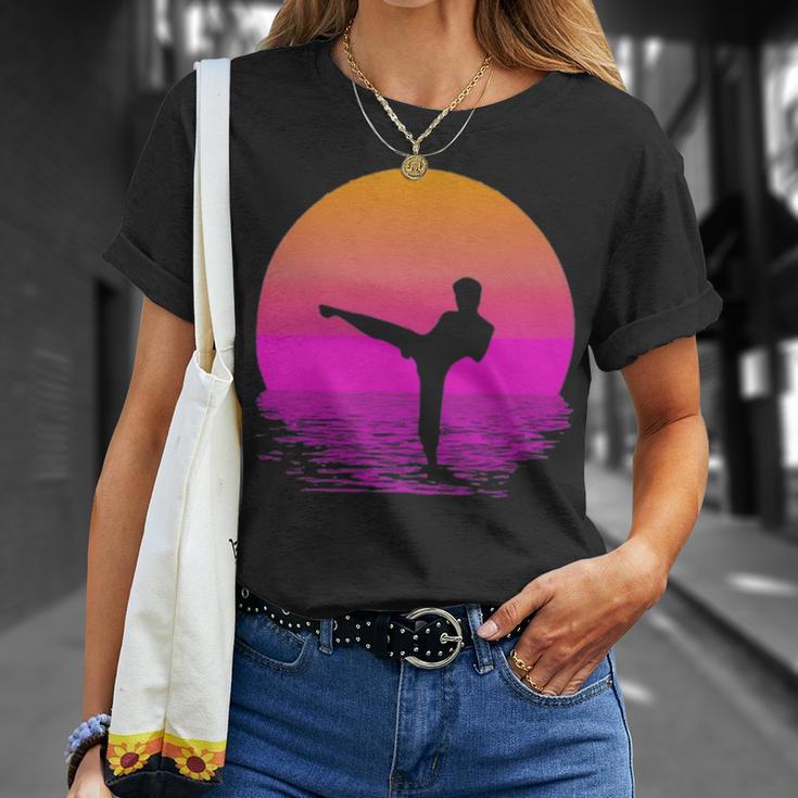 Martial Arts Womens Silhouette Retro 169 Shirt Unisex T-Shirt Gifts for Her