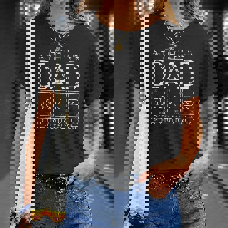 Mens I Tell Dad Jokes Periodically Chemistry Dad Jokes Unisex T-Shirt Gifts for Her