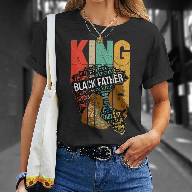 Mens Strong Black King Juneteeth African American Father Day 23 Shirt Unisex T-Shirt Gifts for Her