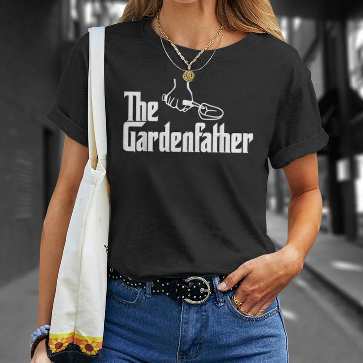 Mens The Gardenfather Funny Gardener Gardening Plant Grower Unisex T-Shirt Gifts for Her