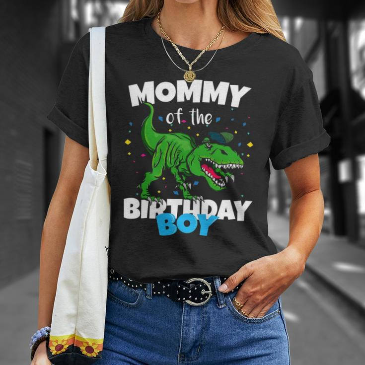 Mommy Of The Birthday Boy Dinosaurrex Anniversary Unisex T-Shirt Gifts for Her