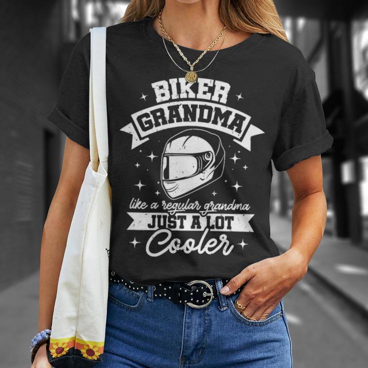 Motorcyclist Biker Grandmas Are The Chiffon Top 459 Shirt Unisex T-Shirt Gifts for Her