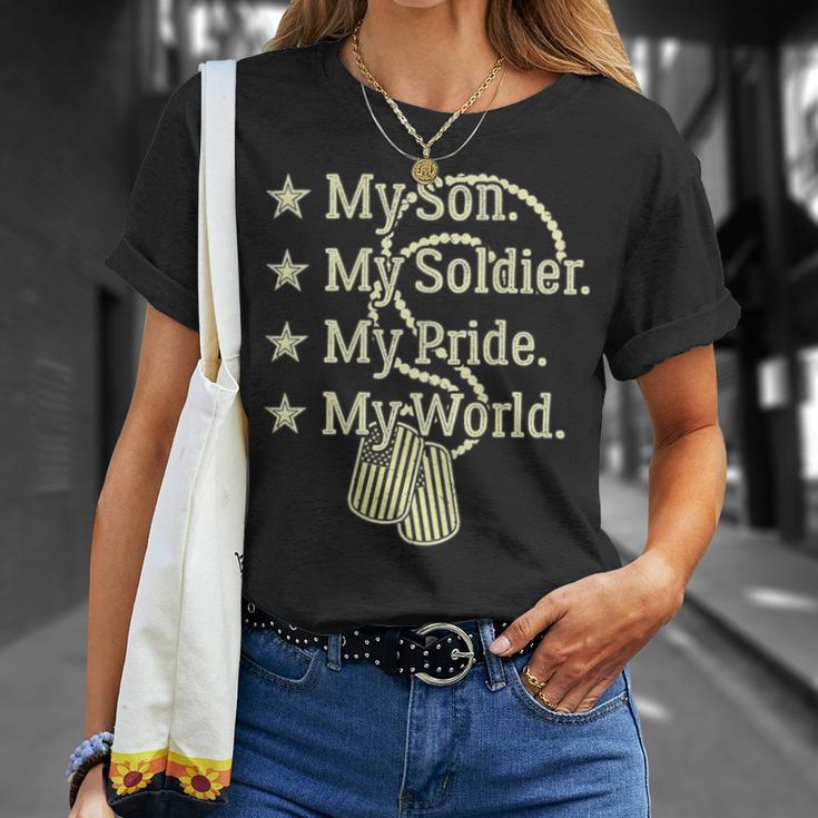 My Son Is A Soldier Hero Proud 707 Shirt Unisex T-Shirt Gifts for Her