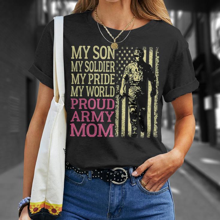 My Son My Soldier Hero Proud Army Mom 700 Shirt Unisex T-Shirt Gifts for Her