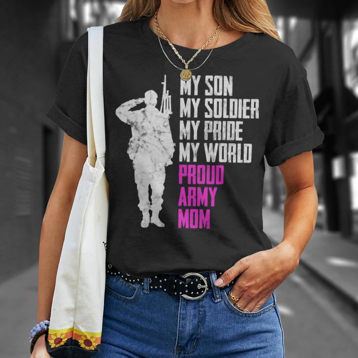 My Son My Soldier Proud Army Mom 692 Shirt Unisex T-Shirt Gifts for Her