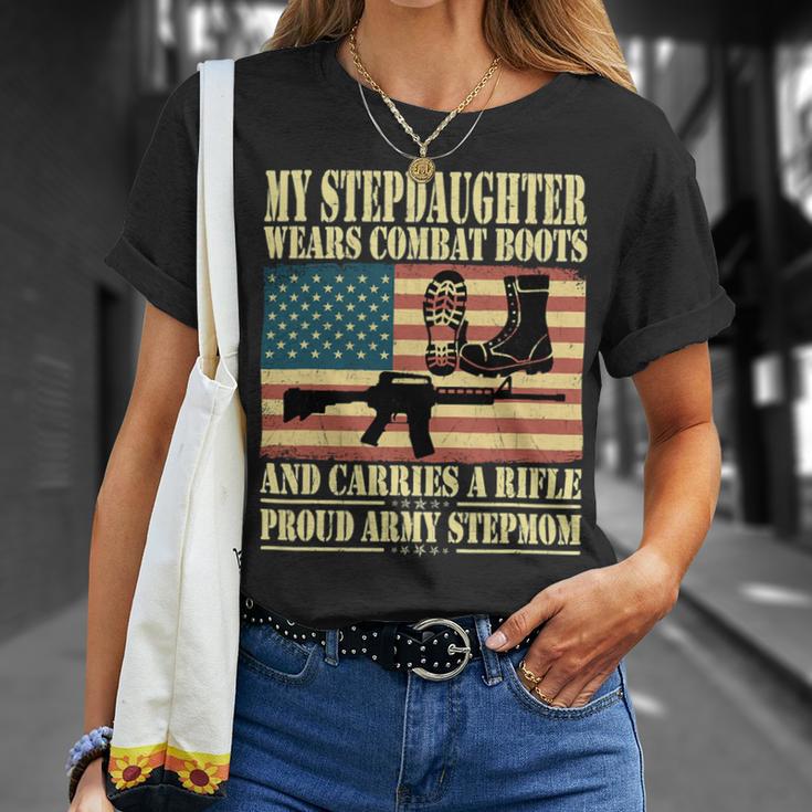 My Stepdaughter Wears Combat Boots 680 Shirt Unisex T-Shirt Gifts for Her