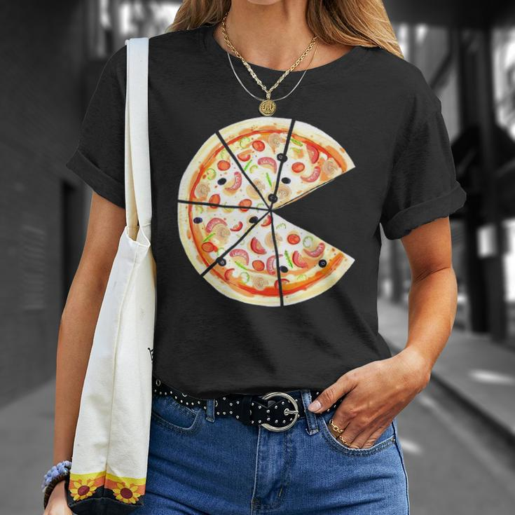 Pizza Pie And Slice Dad And Son Matching Pizza Father’S Day Unisex T-Shirt Gifts for Her