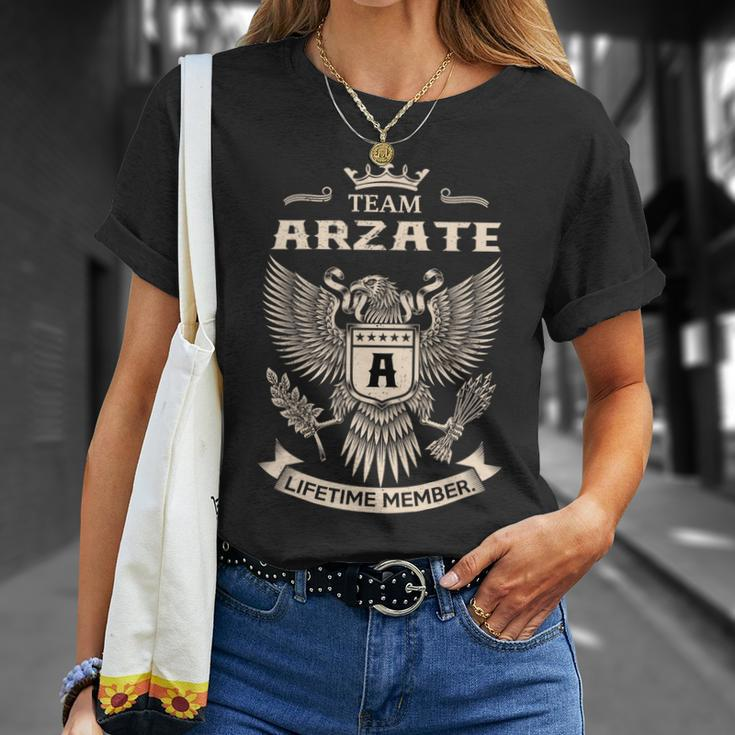 Team Arzate Lifetime Member Unisex T-Shirt Gifts for Her