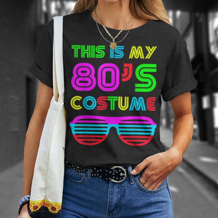 This Is My 80S Costume Retro Halloween Disco Costume Unisex T-Shirt Gifts for Her