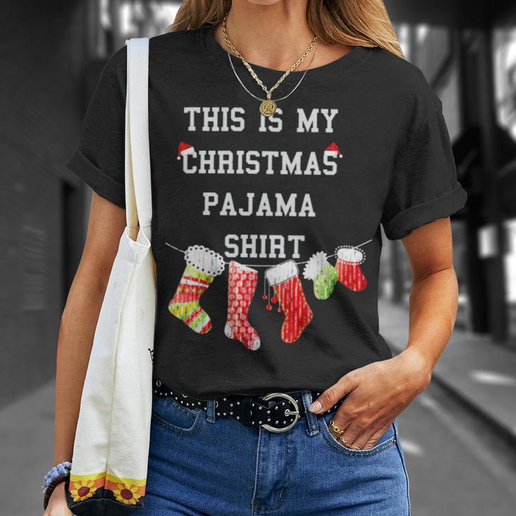 This Is My Christmas Pajama 876 Shirt Unisex T-Shirt Gifts for Her