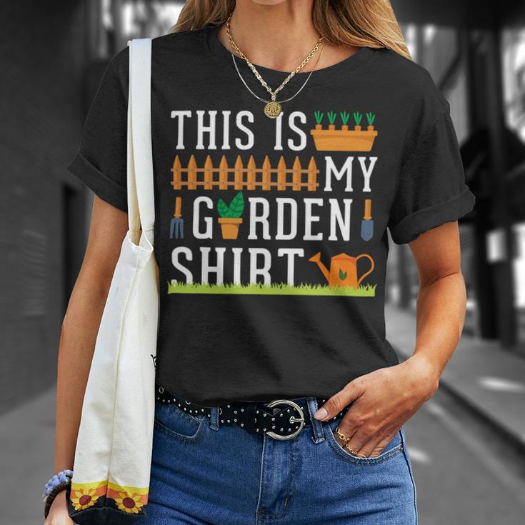 This Is My Garden Gardener Hobplanter 550 Shirt Unisex T-Shirt Gifts for Her