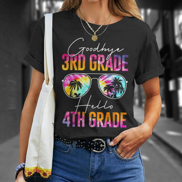 Tie Dye Goodbye 3Rd Grade Graduation Hello 4Th Grade Unisex T-Shirt Gifts for Her