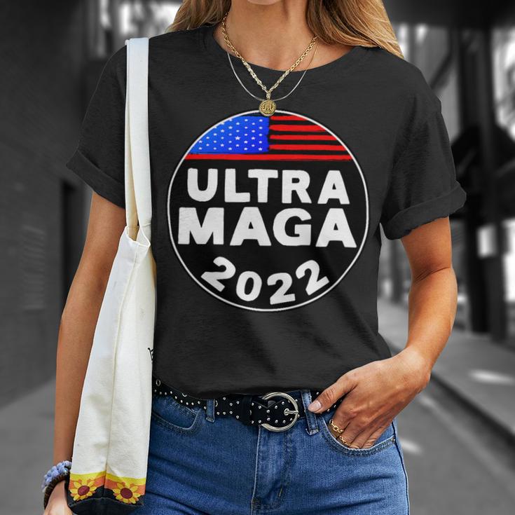 Ultra Maga Donald Trump Joe Biden America Unisex T-Shirt Gifts for Her